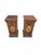 Vintage French Louis XVI Style Parquetry and Ormolu Display Pedestals - Pair For Sale - Image 4 of 10