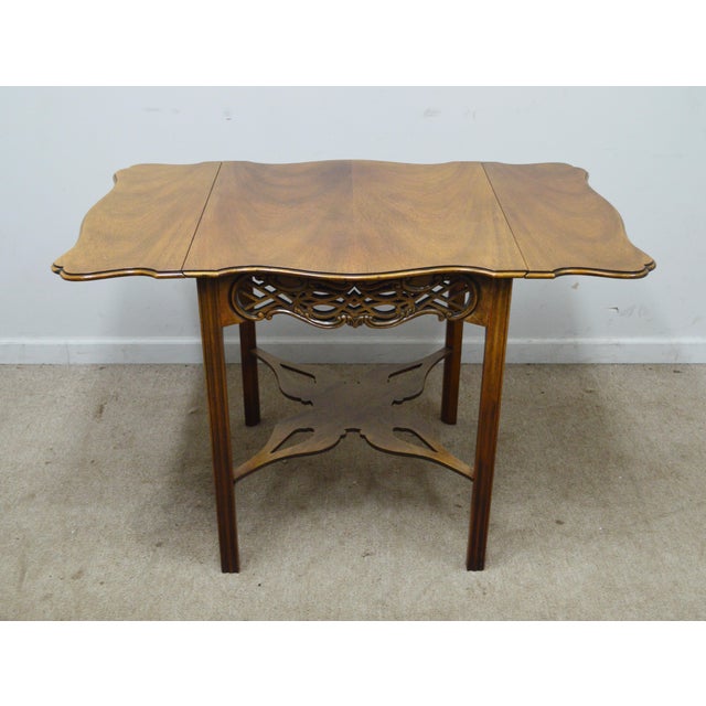 Late 20th Century Baker Historic Charleston Side Table For Sale - Image 5 of 13