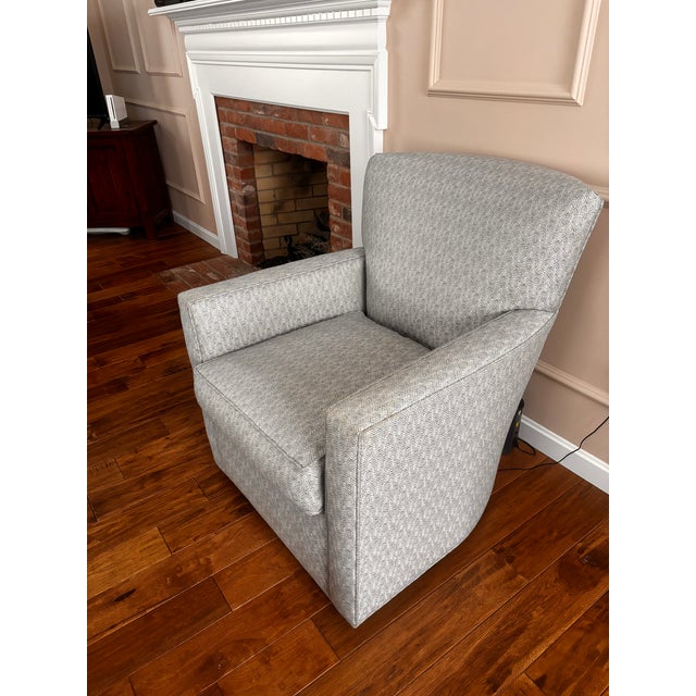 Modern Ethan Allen Turner Swivel Chair For Sale - Image 3 of 4