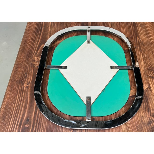 Bauhaus Mirror in Chrome Steel, 1950s For Sale - Image 13 of 17