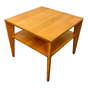 Conant Ball Table by Leslie Diamond Square in Birch