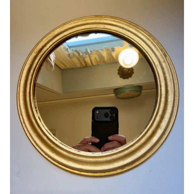 Late 20th Century Set of 12 Vintage Round Gilt Italian Mirrors For Sale - Image 5 of 17