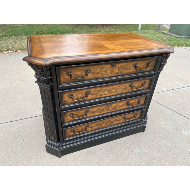 Hooker Furniture Hooker Furniture North Hampton Collection Ebonized Maple Lateral Filing Cabinet For Sale - Image 4 of 12