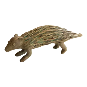 Vintage African Porcupine Sculpture