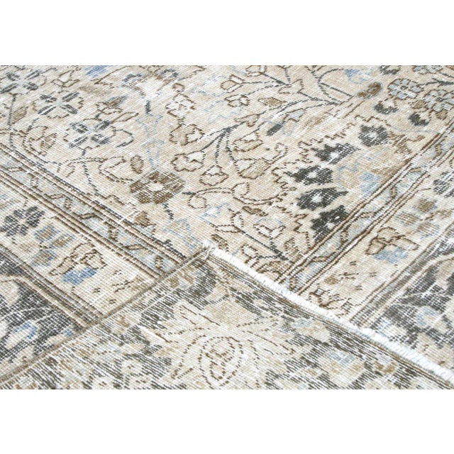 Transitional 1940s Persian Tabriz Rug For Sale - Image 3 of 5