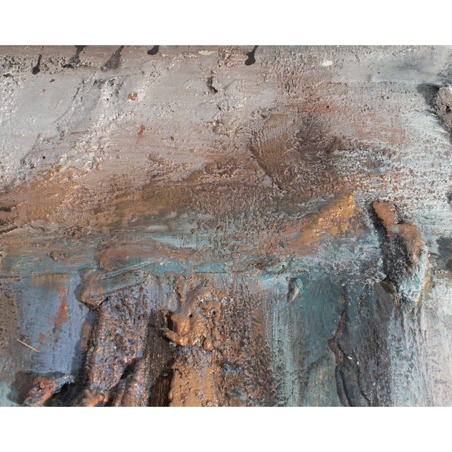 1991 “Sand Symphony Vii” Mixed Media Painting by Juliet Holland For Sale - Image 10 of 10