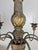 Italian Antique Italian Giltwood and Iron Six-Light Chandelier For Sale - Image 3 of 11