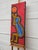 Colourful Abstract Tribal Aboriginal Inspired Oil on Canvas in Portrait Format 2005 For Sale - Image 17 of 18