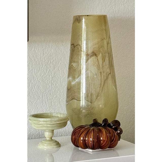 Contemporary Art Glass Pumpkin For Sale - Image 3 of 8