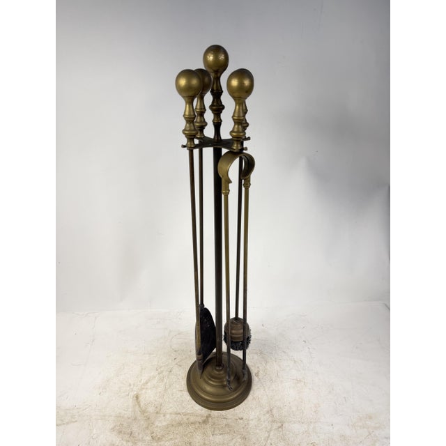 Antique Brass Fireplace Tool, 1960s For Sale - Image 12 of 12