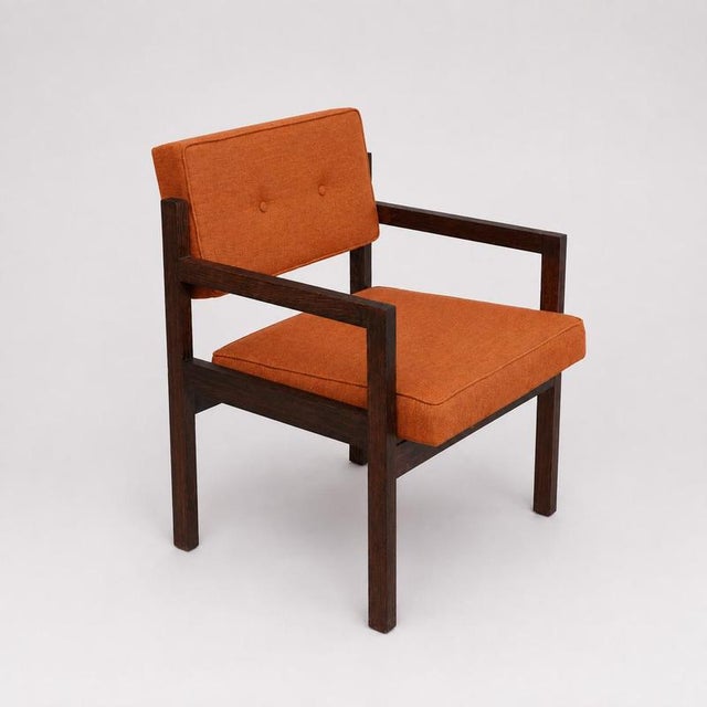 Vintage Armchairs with Wengé Frame, 1970s For Sale - Image 5 of 7