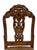 Wood Late 20th Century Dutch Chippendale Style Carved Fruitwood & Leather Dining Chairs — Set of 4 For Sale - Image 7 of 10