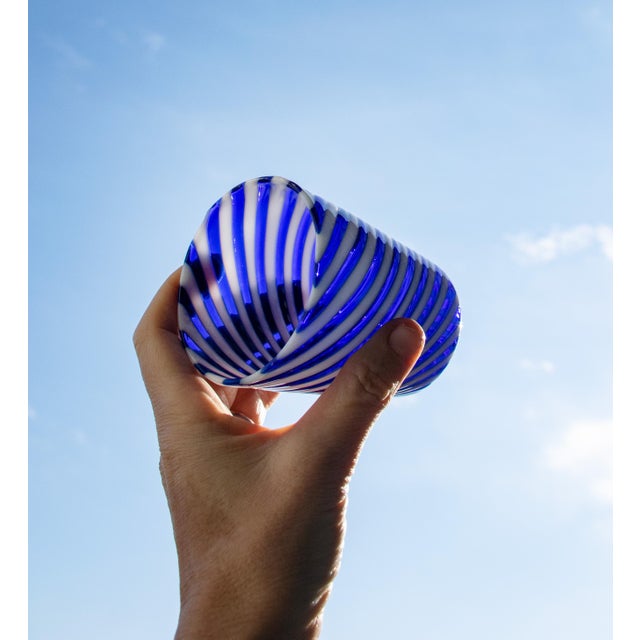 Contemporary Glasses by Iskra for Angelo Ballarin, Set of 6 For Sale - Image 3 of 16