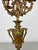 Antique French Brass and Marble 5-Arm Candelabra For Sale - Image 6 of 12