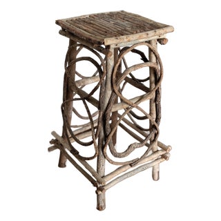 Antique Adirondack Twig Occasional Table For Sale