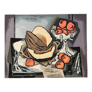 1950s Guy Maccoy Still Life Serigraph