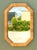 Vintage Octagonal Wrapped Rattan Frame Mirror For Sale - Image 14 of 15