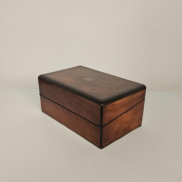 Burl Walnut Victorian English Lap Desk, Circa 1870 For Sale - Image 9 of 12