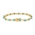 14k Solid Gold Natural 3.25ct Turquoise & Diamond Mexican Bracelet For Sale - Image 10 of 16