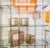 Metal Modular Wall Shelf in Brushed Metal, Glass and Acrylic, 1960s For Sale - Image 7 of 11