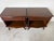 1940’s Art Deco Solid Mahogany Nightstands With Drawer & Open Shelf – A Pair For Sale In Miami - Image 6 of 18