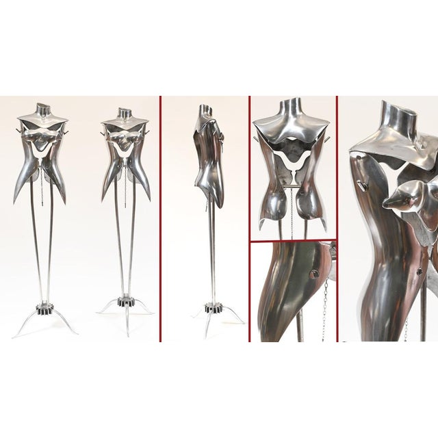 - Wonderful pair of vintage metal mannequins - These were salvaged from a shop in North London and would make for a great...