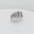 Navajo Delvin John Sterling Silver & Turquoise Cabochon Signet Style Ring For Sale - Image 9 of 11