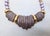 Napier Vintage 1985 Signed Napier Purple "Sherbet" Molded Lucite Collar Necklace For Sale - Image 4 of 12