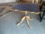 Completely restored vintage tea table. Table has been completely disassembled, sanded, refinished, glued and reassembled...