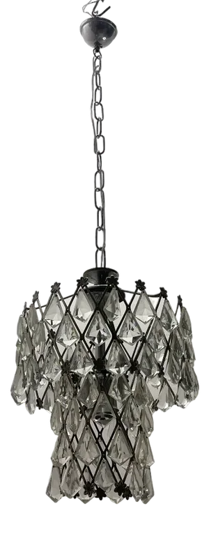 Crystal Pendant Light, 1950s