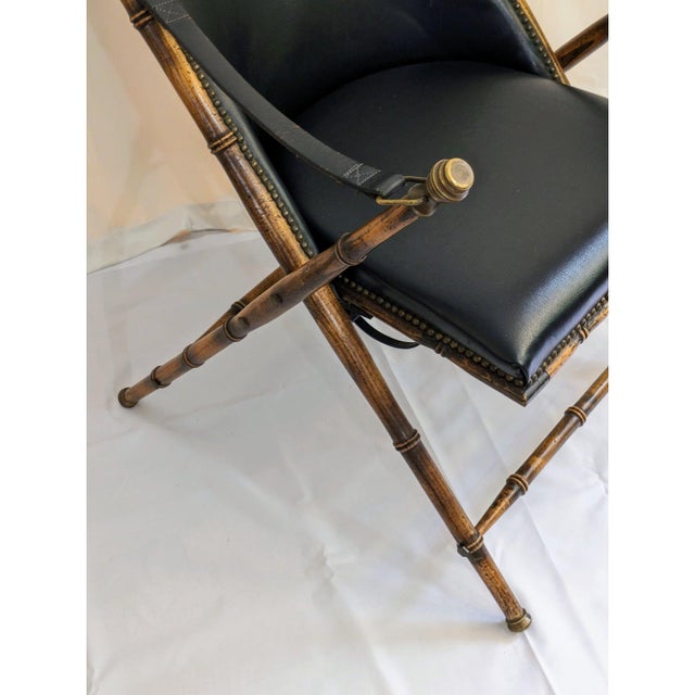1950s 1950s Fratelli Boffi Attributed Campaign Chair For Sale - Image 5 of 8