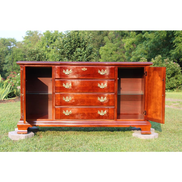 Wood Lexington Mahogany Buffet For Sale - Image 7 of 18