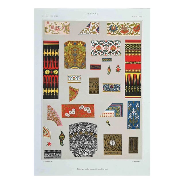 Designs for Fabric, Early 20th Century, Lithograph For Sale