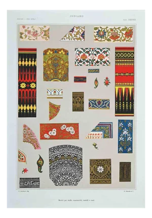 Designs for Fabric, Early 20th Century, Lithograph