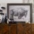 Framed Snowy Buffalo Reproduction Print For Sale - Image 4 of 5