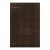 Oversized Vintage Kilim in Chocolate Brown Tones and Muted Stripes | Rug & Kilim For Sale