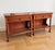 Mahogany Nightstands with Twisted Brackets, 1950, Set of 2 For Sale - Image 6 of 6