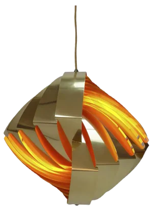 Pendant Lamp by Louis Weisdorf for Lyfa, 1960s