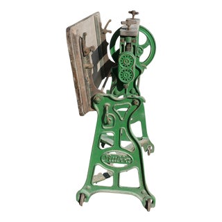 Industrial Garden Table in Cast-Iron with Pine Top, 1900 For Sale