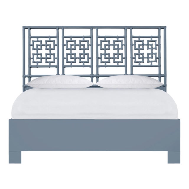 Palm Springs Standard Bed King, Regatta Blue For Sale