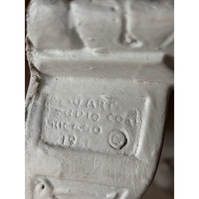 Vintage Neoclassical Architectural Plaster Wall Shelf For Sale - Image 10 of 16