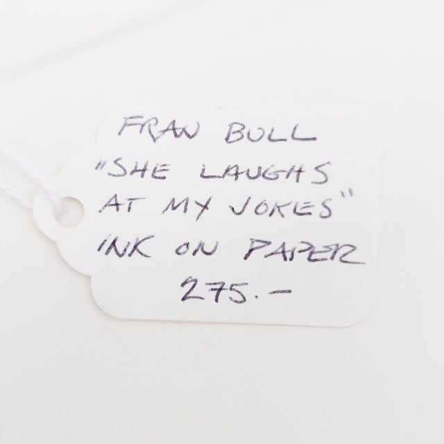 Black She Laughs at My Jokes - Fran Bull, C. 1987 For Sale - Image 8 of 10