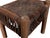 Antique Woven Leather Stool For Sale - Image 4 of 5