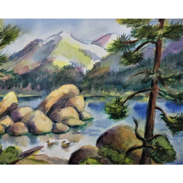 Impressionist Arnold A. Grossman, California Landscape, Circa 1990 For Sale - Image 3 of 6