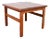 Danish Solid Teak Coffee Table by Niels Bach, 1970s For Sale