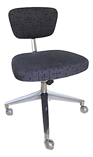 Knoll Mid Century Modern Eero Saarinen Secretarial Swivel Desk Chair 1950s