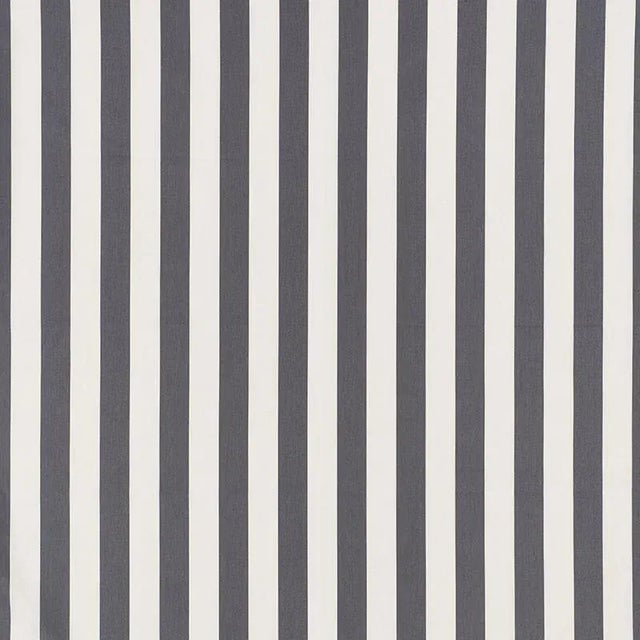 Transitional Sample - Schumacher James Stripe Fabric in Charcoal For Sale - Image 3 of 3