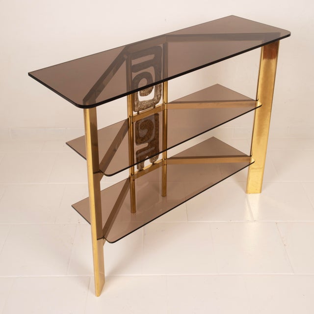 Nikol Console Table by Luciano Frigerio for Frigerio Di Desio, 1970s For Sale - Image 12 of 18