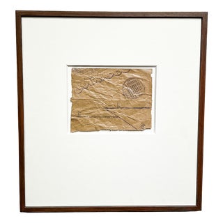 Rudolf Bauer, Bauhaus Style Prison, 1938, Pencil Drawing For Sale