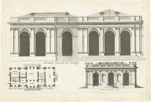 Le Rouge, Pl. 6 Château De Neuilly, 1785, Print